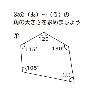 多角形の角の大きさ