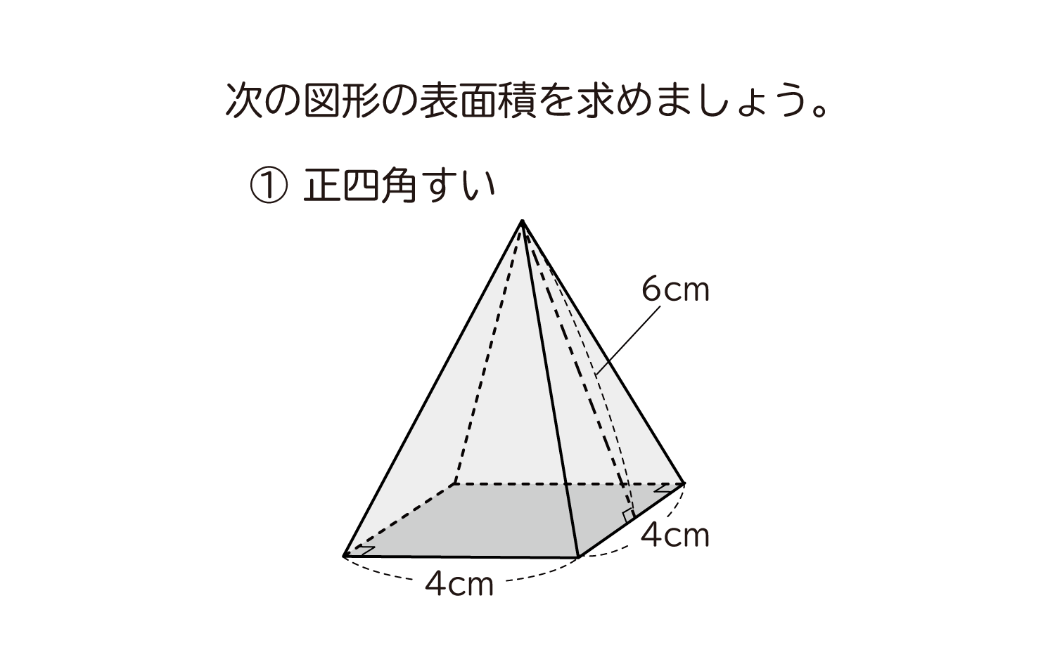 角すいや円すいの表面積