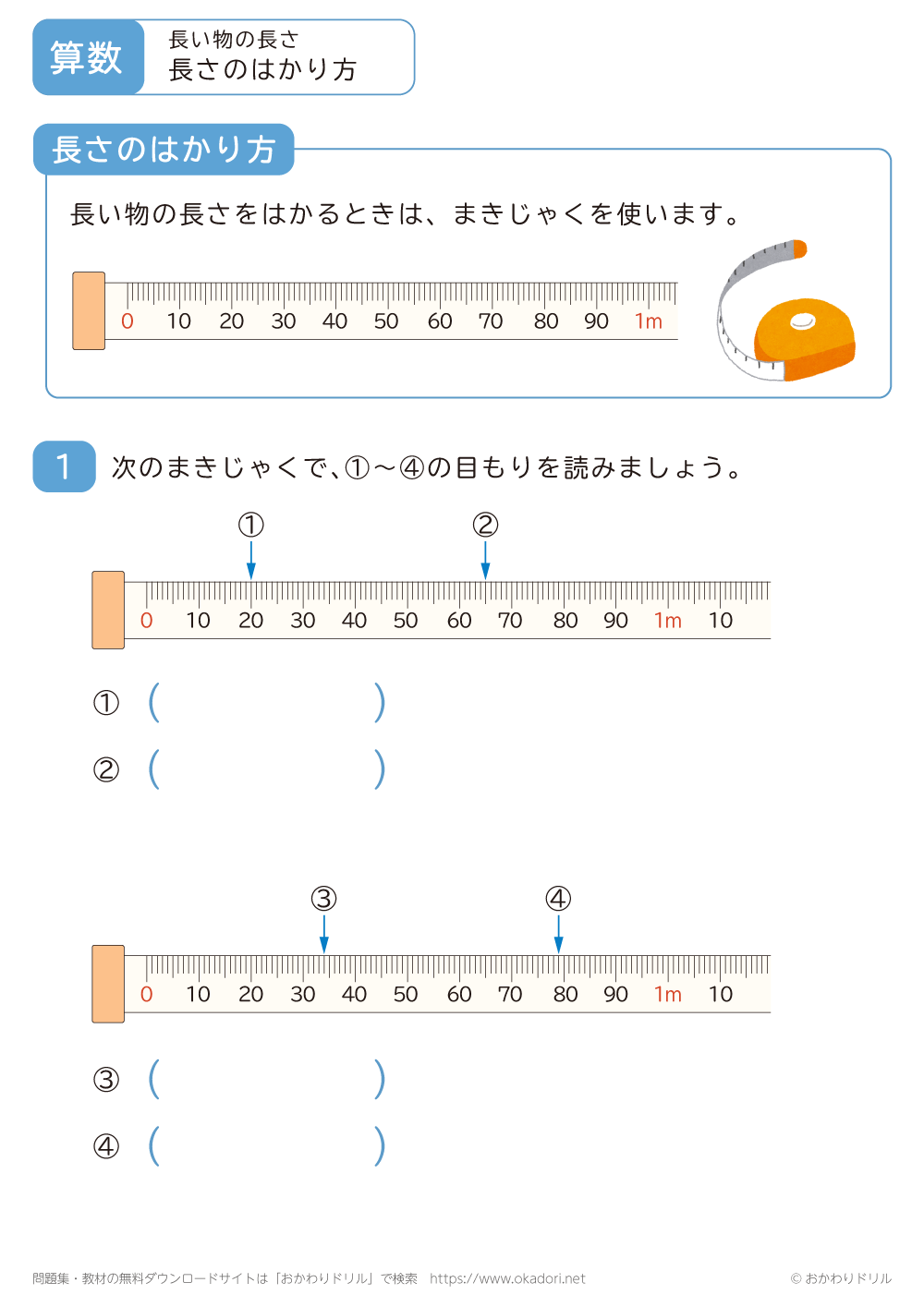 長さのはかり方1