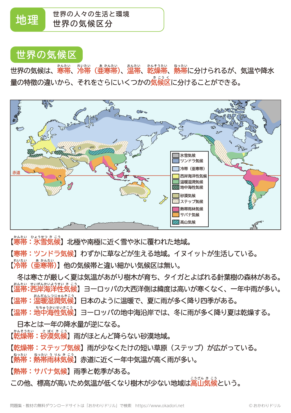世界の気候2