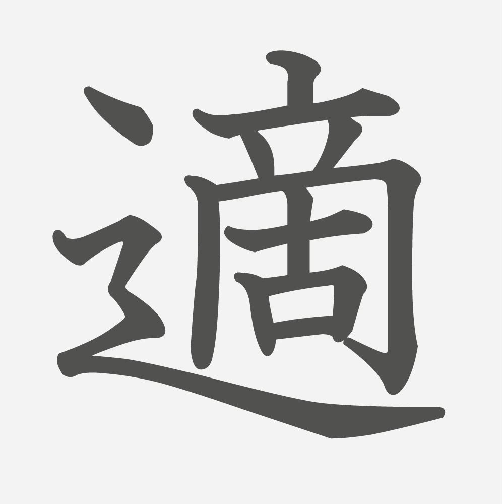 「適」の読み方・画数・例文｜小学５年生の漢字