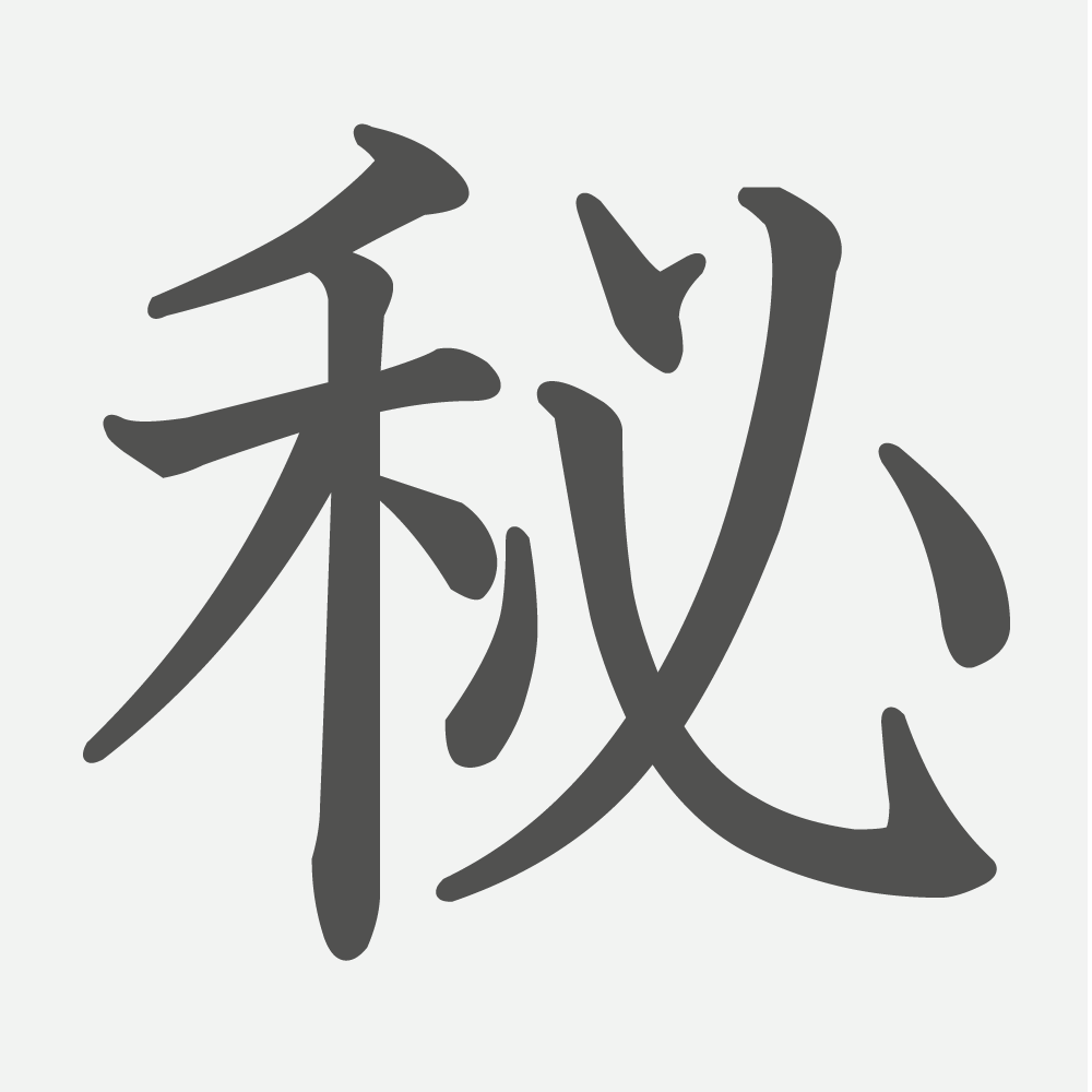 「秘」の読み方・画数・例文｜小学６年生の漢字