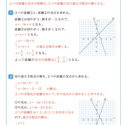 【無料】一次関数のグラフのかき方プリントPDF|中2数学 定期テスト対策